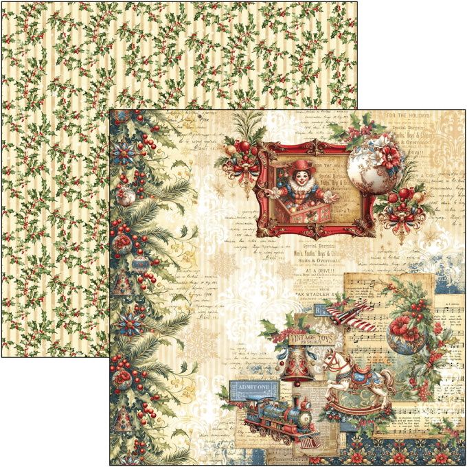 Ciao Bella, collection Toy shop - 20x20cm - 12 feuilles - 190gsm