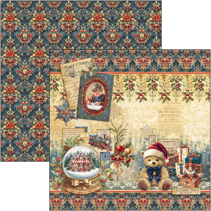 Ciao Bella, collection Toy shop - 20x20cm - 12 feuilles - 190gsm