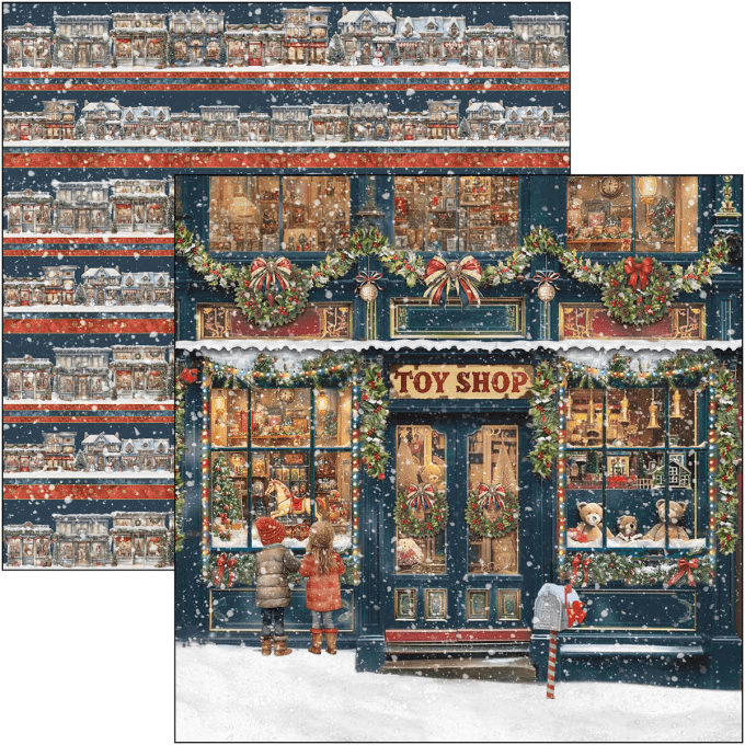 Ciao Bella, collection Toy shop - 30x30cm - 12 feuilles - 190gsm