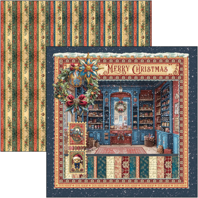 Ciao Bella, collection Toy shop - 30x30cm - 12 feuilles - 190gsm