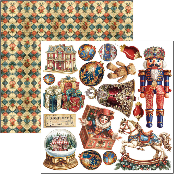 Ciao Bella, collection Toy shop - 15x15cm - 24 feuilles - 190gsm