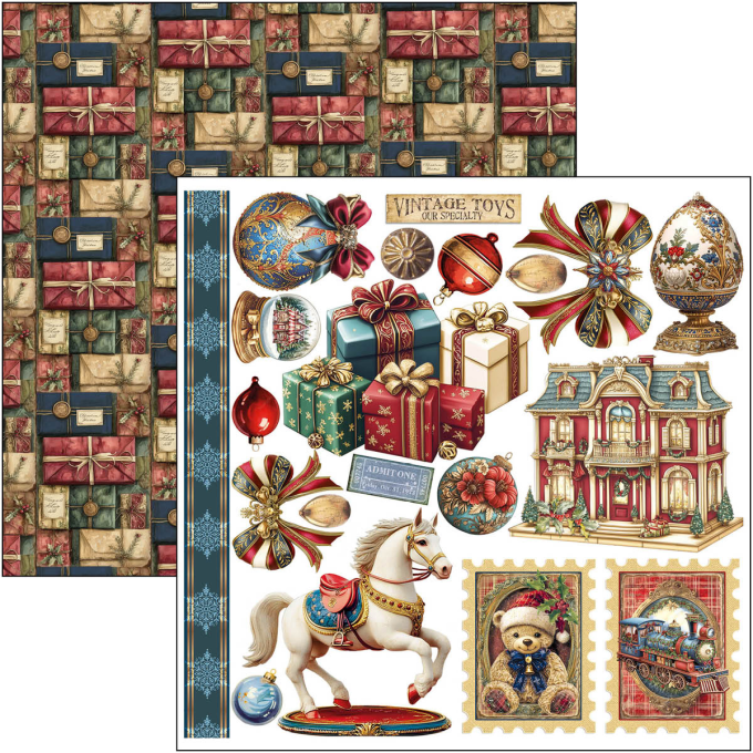 Ciao Bella, collection Toy shop - 15x15cm - 24 feuilles - 190gsm