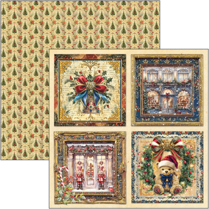 Ciao Bella, collection Toy shop - Patterns - 30x30cm - 8 feuilles - 190gsm 