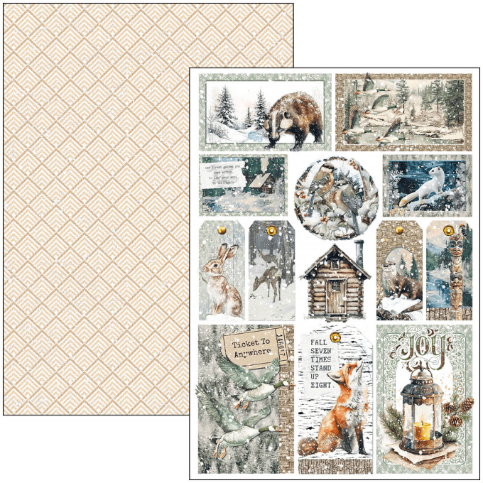 Ciao Bella, collection Forest Tales - Format A4 - 9 feuilles - 190gsm 