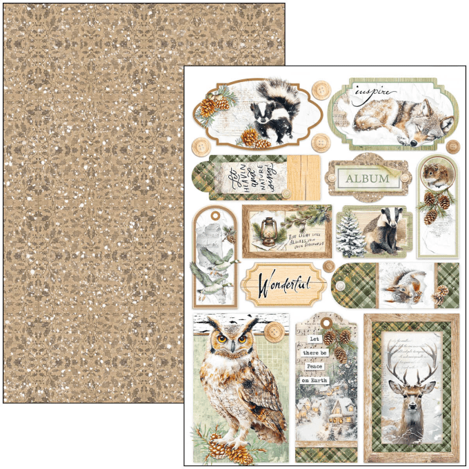 Ciao Bella, collection Forest Tales - Format A4 - 9 feuilles - 190gsm 