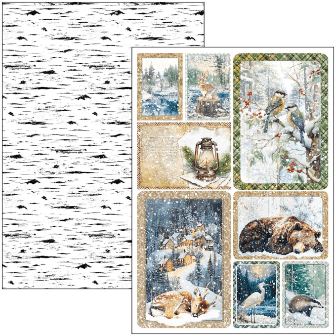 Ciao Bella, collection Forest Tales - Format A4 - 9 feuilles - 190gsm 