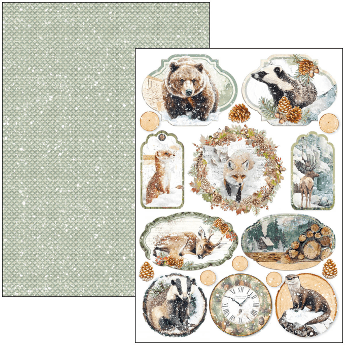 Ciao Bella, collection Forest Tales - Format A4 - 9 feuilles - 190gsm 