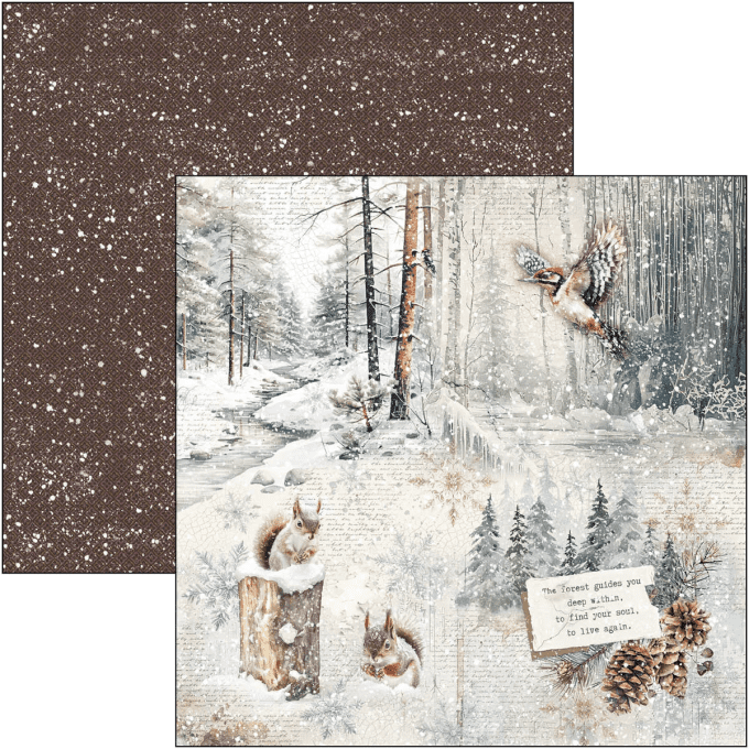 Ciao Bella, collection Forest Tales - 20x20cm - 12 feuilles - 190gsm