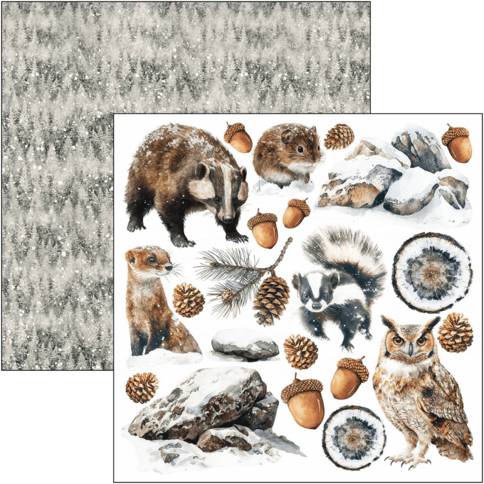 Ciao Bella, collection Forest Tales - 15x15cm - 24 feuilles - 190gsm