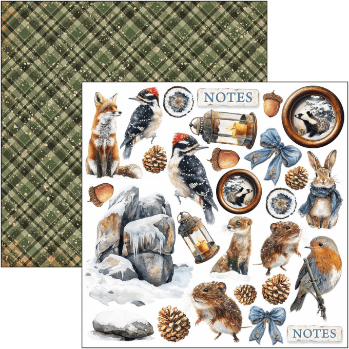 Ciao Bella, collection Forest Tales - 15x15cm - 24 feuilles - 190gsm