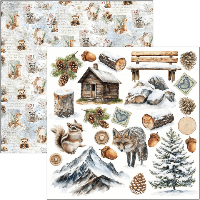 Ciao Bella, collection Forest Tales - 15x15cm - 24 feuilles - 190gsm