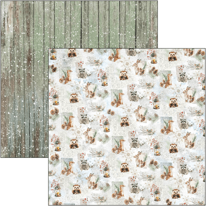 Ciao Bella, collection Forest Tales - Patterns - 30x30cm - 8 feuilles - 190gsm 