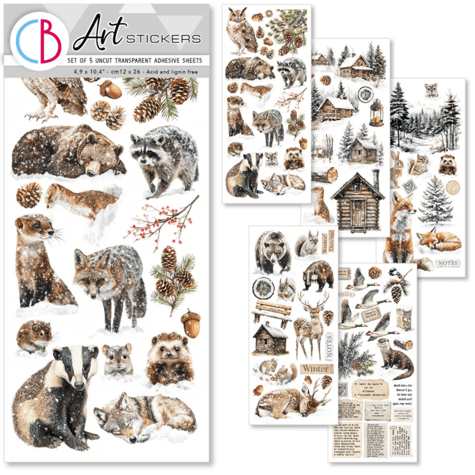Ciao Bella, Stickers, Forest Tales, 5 feuilles