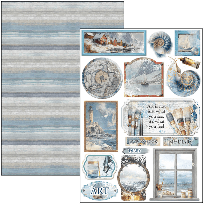 Ciao Bella, collection An artist journey - Format A4 - 9 feuilles - 190gsm