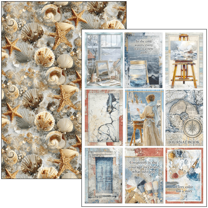 Ciao Bella, collection An artist journey - Format A4 - 9 feuilles - 190gsm