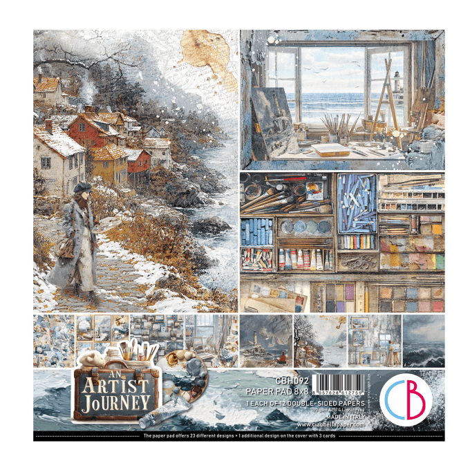 Ciao Bella, collection An artist journey - 20x20cm - 12 feuilles + 1 extra - 190gsm