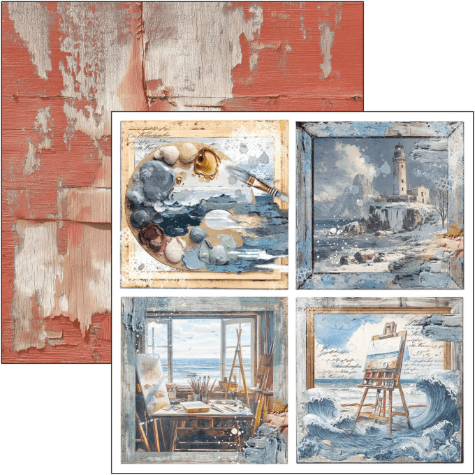 Ciao Bella, collection An artist journey - 20x20cm - 12 feuilles + 1 extra - 190gsm