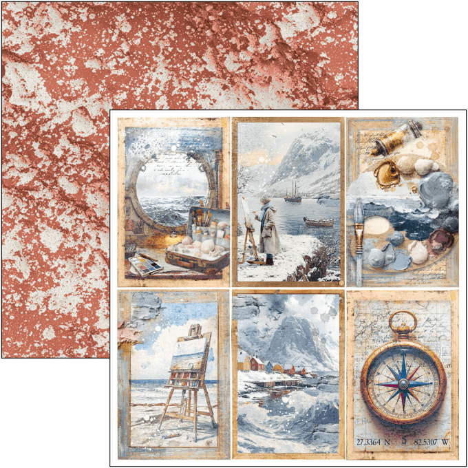 Ciao Bella, collection An artist journey - 20x20cm - 12 feuilles + 1 extra - 190gsm