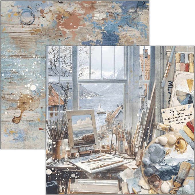 Ciao Bella, collection An artist journey - 30x30cm - 12 feuilles + 1 feuille extra - 190gsm