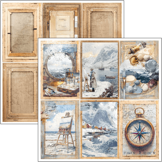 Ciao Bella, collection An artist journey - 30x30cm - 12 feuilles + 1 feuille extra - 190gsm