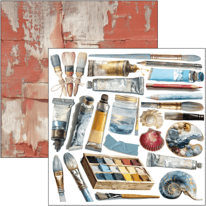 Ciao Bella, collection An artist journey - 15x15cm - 24 feuilles - 190gsm 