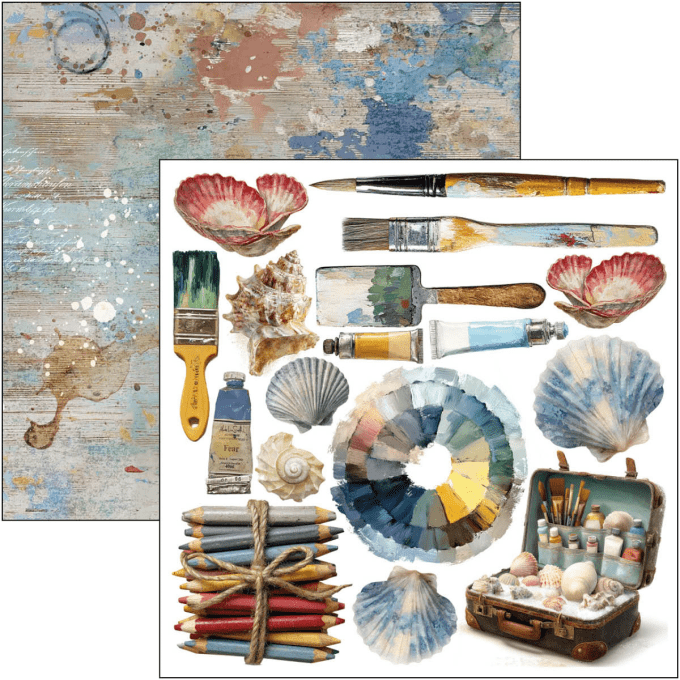 Ciao Bella, collection An artist journey - 15x15cm - 24 feuilles - 190gsm 