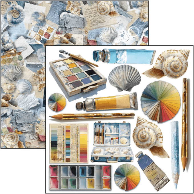 Ciao Bella, collection An artist journey - 15x15cm - 24 feuilles - 190gsm 