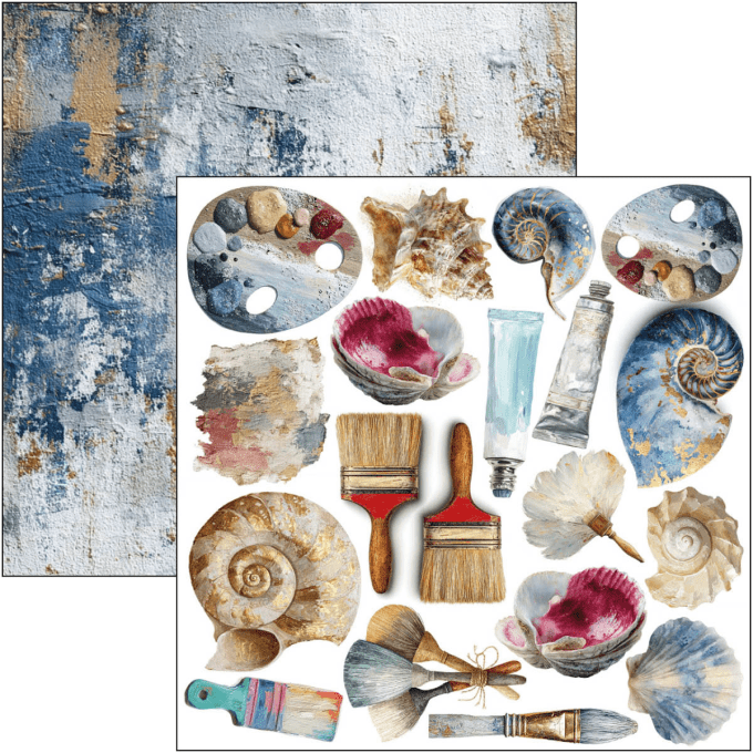 Ciao Bella, collection An artist journey - 15x15cm - 24 feuilles - 190gsm 