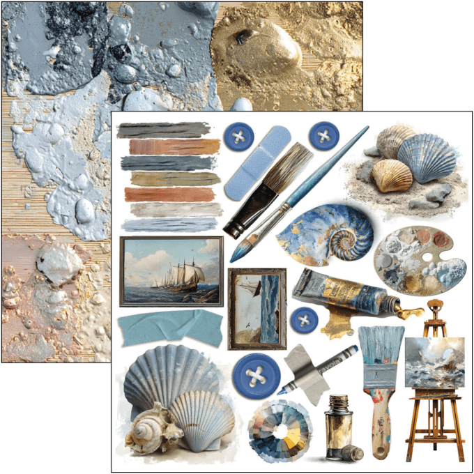 Ciao Bella, collection An artist journey - 15x15cm - 24 feuilles - 190gsm 