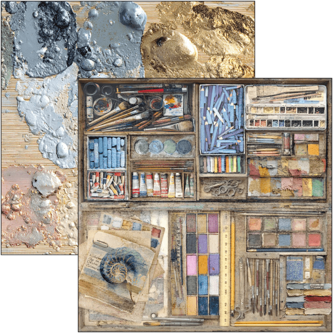 Ciao Bella, collection An artist journey, Patterns-30x30cm - 8 feuilles + 1 feuille spéciale, 190gsm