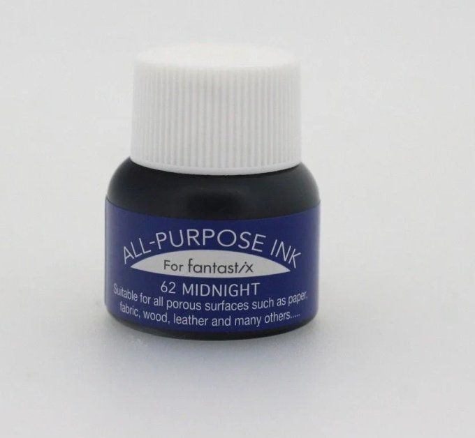 Tsukineko, Flacon d'encre All-Purpose, 15ml - Couleur : Midnight