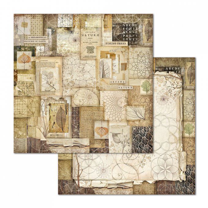 Papier scrapbooking, 30.5x30.5cm, Forest  - Stamperia