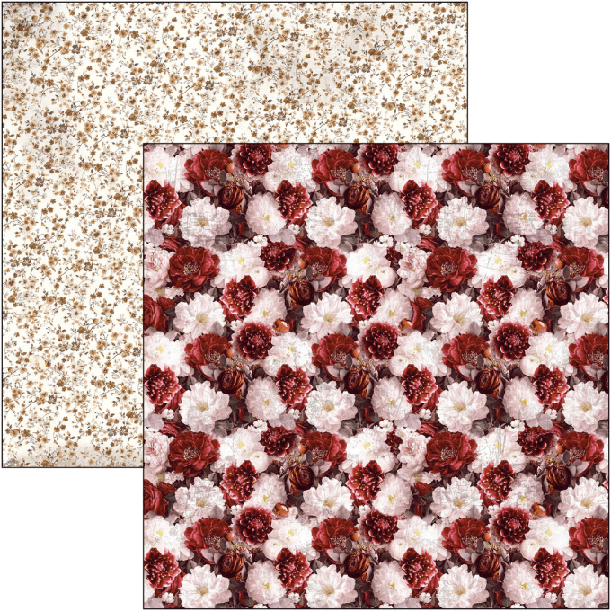 Ciao Bella, collection Book lovers - Patterns - 30x30cm - 8 feuilles + 1 feuille spéciale - 190gsm