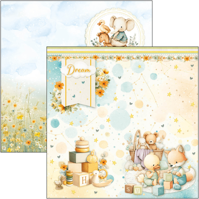 Ciao Bella, collection Lunibloom - 20x20cm - 12 feuilles - 190gsm