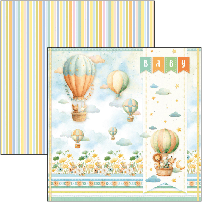 Ciao Bella, collection Lunibloom - 20x20cm - 12 feuilles - 190gsm