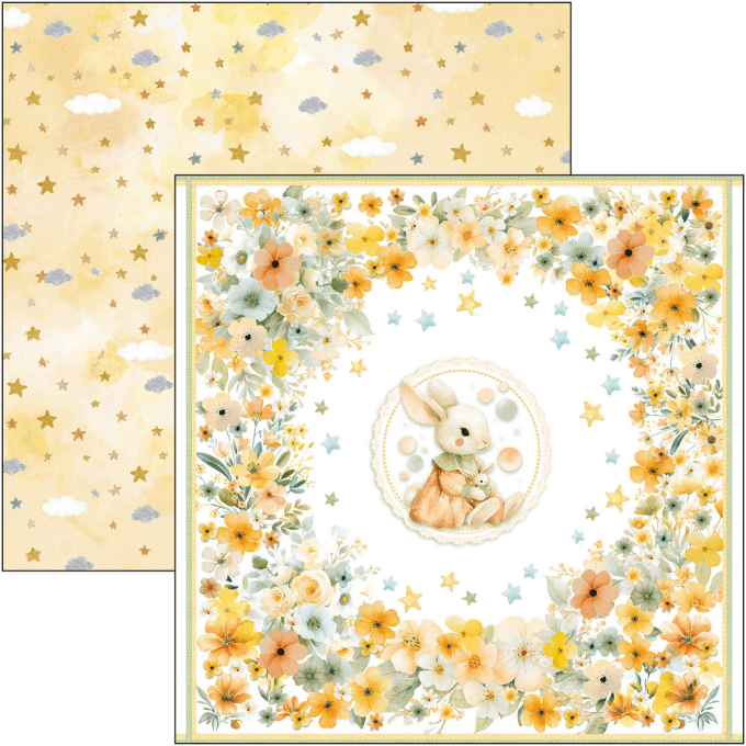 Ciao Bella, collection Lunibloom - 20x20cm - 12 feuilles - 190gsm