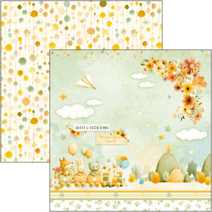 Ciao Bella, collection Lunibloom - 20x20cm - 12 feuilles - 190gsm