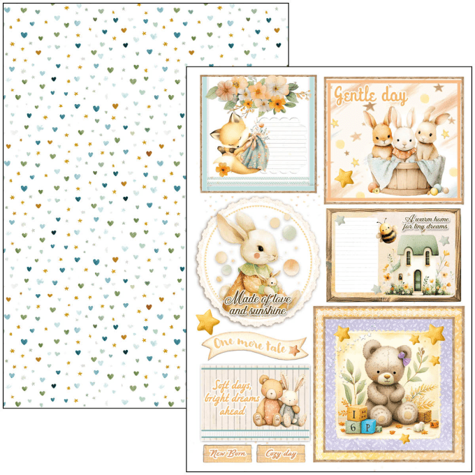 Ciao Bella, collection Lunibloom - Format A4 - 9 feuilles - 190gsm