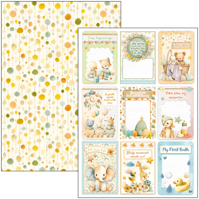 Ciao Bella, collection Lunibloom - Format A4 - 9 feuilles - 190gsm