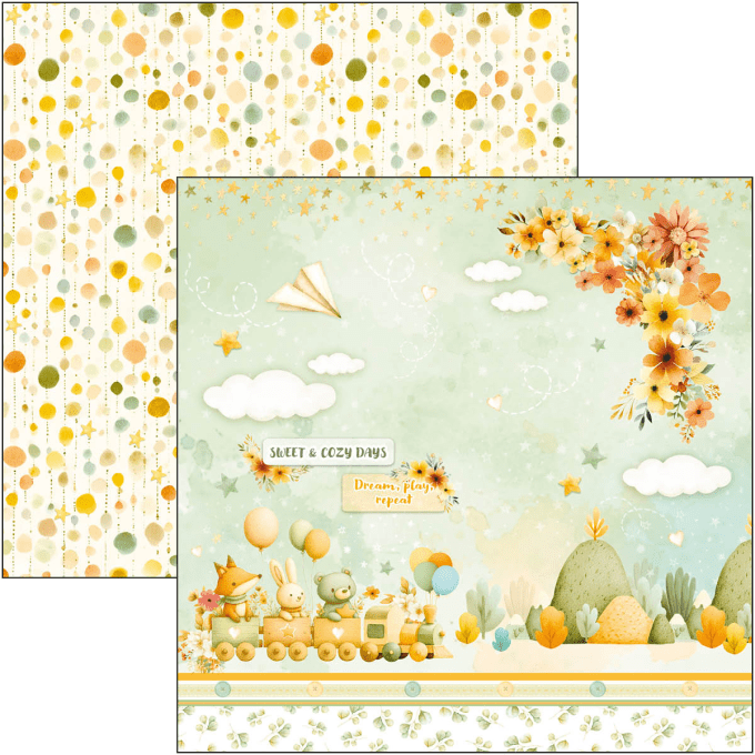 Ciao Bella, collection Lunibloom - 30x30cm - 12 feuilles - 190gsm
