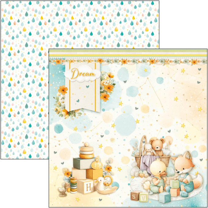 Ciao Bella, collection Lunibloom - 30x30cm - 12 feuilles - 190gsm