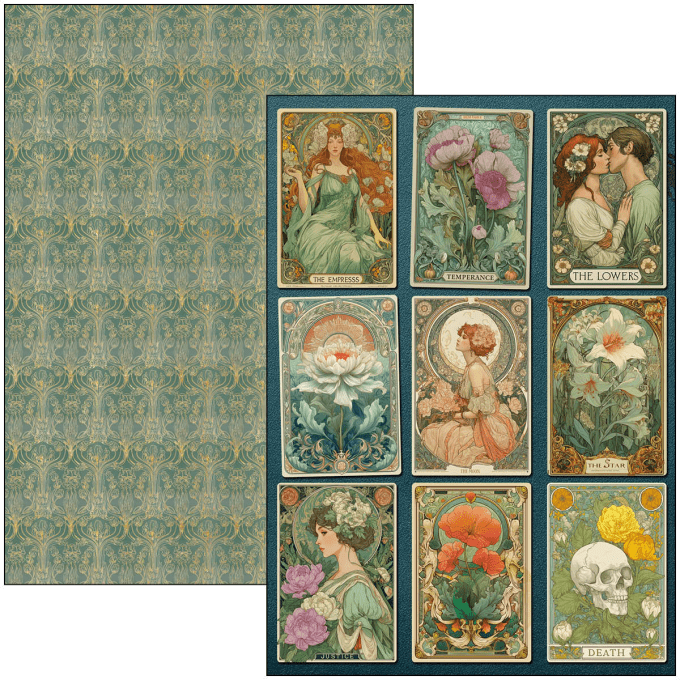 Ciao Bella, collection Artemis - Format A4 - 9 feuilles - 190gsm