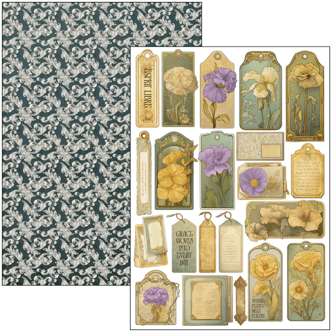 Ciao Bella, collection Artemis - Format A4 - 9 feuilles - 190gsm