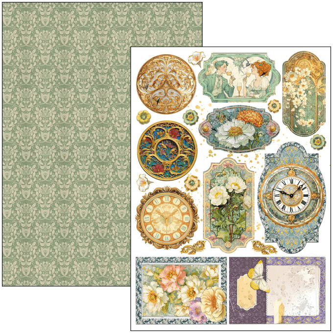 Ciao Bella, collection Artemis - Format A4 - 9 feuilles - 190gsm