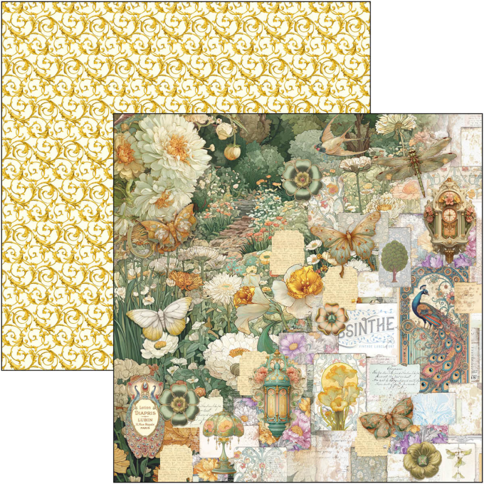 Ciao Bella, collection Artemis - 20x20cm - 12 feuilles - 190gsm 