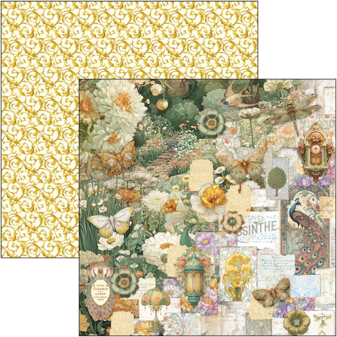 Ciao Bella, collection Artemis - 30x30cm - 12 feuilles - 190gsm 