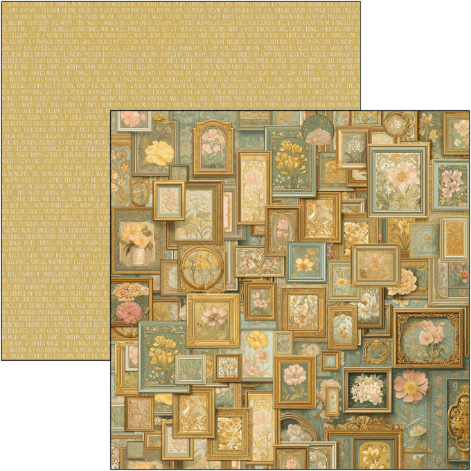 Ciao Bella, collection Artemis - 30x30cm - 12 feuilles - 190gsm 