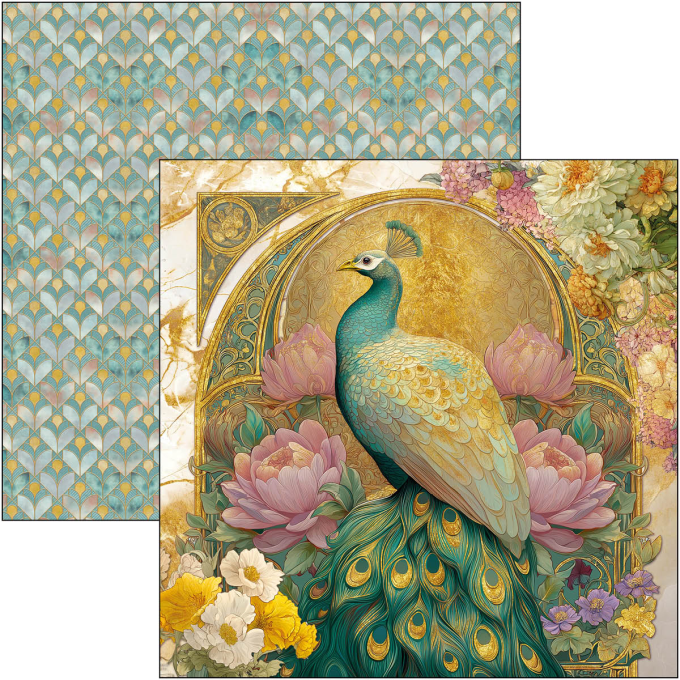 Ciao Bella, collection Artemis - 30x30cm - 12 feuilles - 190gsm 