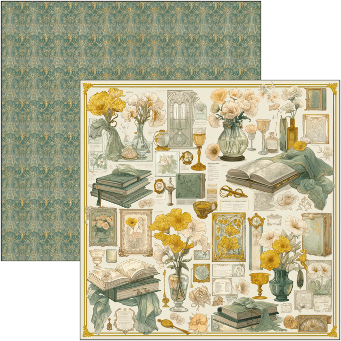 Ciao Bella, collection Artemis - 30x30cm - 12 feuilles - 190gsm 