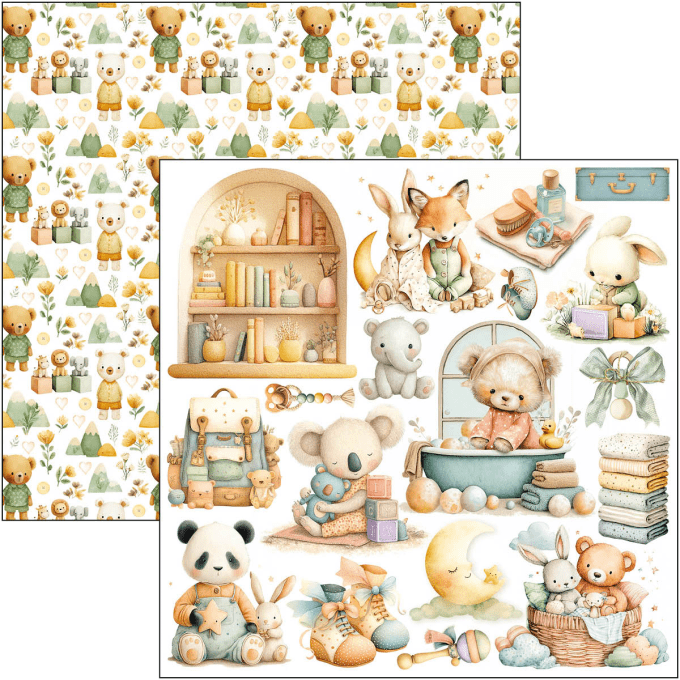 Ciao Bella, collection Lunibloom - 15x15cm - 24 feuilles - 190gsm